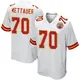 Game White Youth McKade Mettauer Kansas City Chiefs Jersey