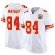 Limited White Youth Justin Watson Kansas City Chiefs Vapor F.U.S.E. Jersey